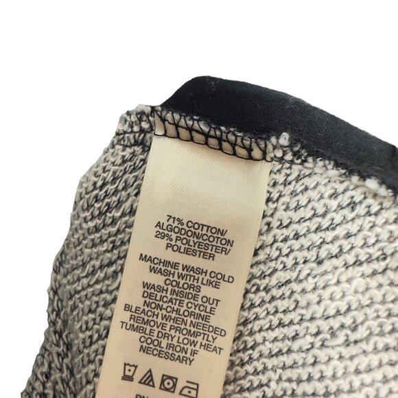 DKNY Terry Knit Sweater Cardigan Vest Jacket Open Front - Picture 8 of 8